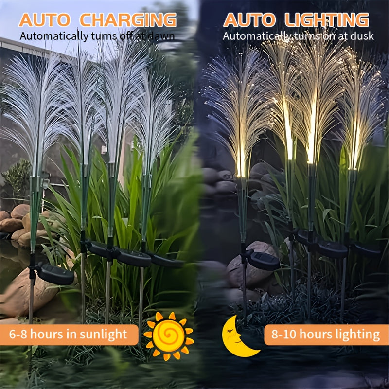 Luces Solares para Exteriores - Iluminación de Jardín, Patio o Piscina IP54 de Alta Calidad con Batería de Níquel - Diseño LED Energoeficiente y Construcción Duradera para Espacios Verdes, Caminos y Jardines Decorativos