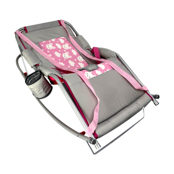 SILLA MECEDORA 1064 ABBA ROSADO