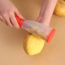 Cuchillo Pelador Multifuncional Con Contenedor Para Cascara