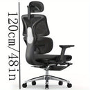 Butaca Ergonómica con Soporte Lumbar - Altura Ajustable, Base de Metal Resistente, Asiento Acolchado - Para Hogar, Gaming, Oficina - Sin Necesidad de Energía, Fácil Montaje - Diseño Moderno en , Asiento Cómodo, Costuras Reforzadas