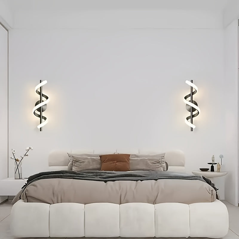 Luces de Baño LED con Diseño Geométrico Elegante y Moderno, Montaje en Pared Metálico con Herramientas de Instalación, Conexión Directa, 85V-265V, Ideal para Cocina, Comedor, Cafetería, Centro Comercial o Hotel, 3 Niveles de Brillo Ajustables