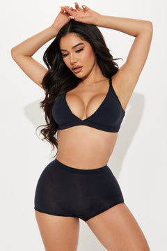 Panty de Boyshort Super Suave Favorito - Negro