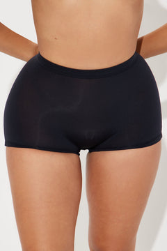 Panty de Boyshort Super Suave Favorito - Negro
