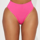 Pantaleta Nova Microfiber con cintura media y cadera - color rosa fuerte