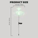 Lámpara Sol de Medusa con Luz LED para Exteriores, Luces Decorativas de Jardín Impermeables IP65, Diseño de Medusa Regalo Festivo