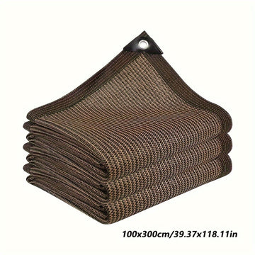 Malla de privacidad para balcón y jardín, cerca decorativa estilo mimbre, malla de protección resistente a los rayos UV, marrón café, para patio al aire libre, pasarela y sombra de jardín.