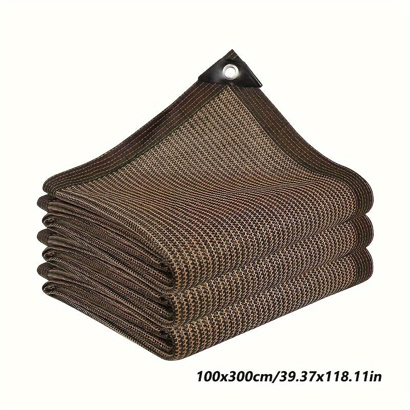 Malla de privacidad para balcón y jardín, cerca decorativa estilo mimbre, malla de protección resistente a los rayos UV, marrón café, para patio al aire libre, pasarela y sombra de jardín.
