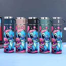 Juego de 1 Set 17Oz Disney Stitch Acero Inoxidable Termo a Prueba de Fugas con 3 Tazas para Bebidas Calientes y Frías, Adecuado para Viajes de Negocios y Útiles Escolares LHB03211