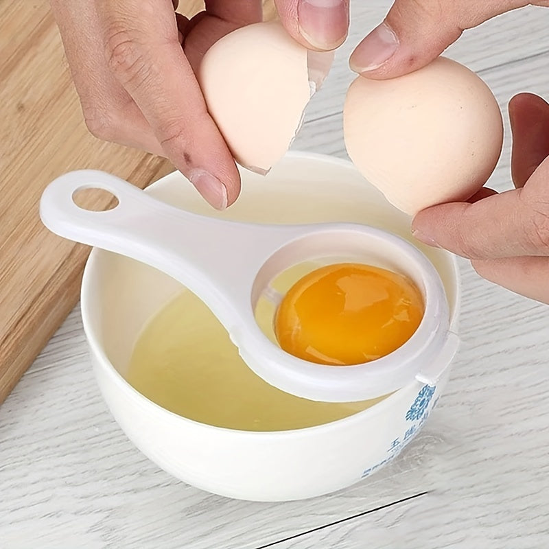 Herramienta separadora de huevo de plástico, separación fácil de yema y clara de huevo, gadget de cocina para hornear y cocinar