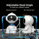 Lámpara nocturna ajustable de astronauta con proyector de luna y estrellas – Iluminación ambiental con temática espacial, control remoto, alimentación por USB, ideal para habitaciones y juegos imaginativos, decoración lunar, iluminación con control remot