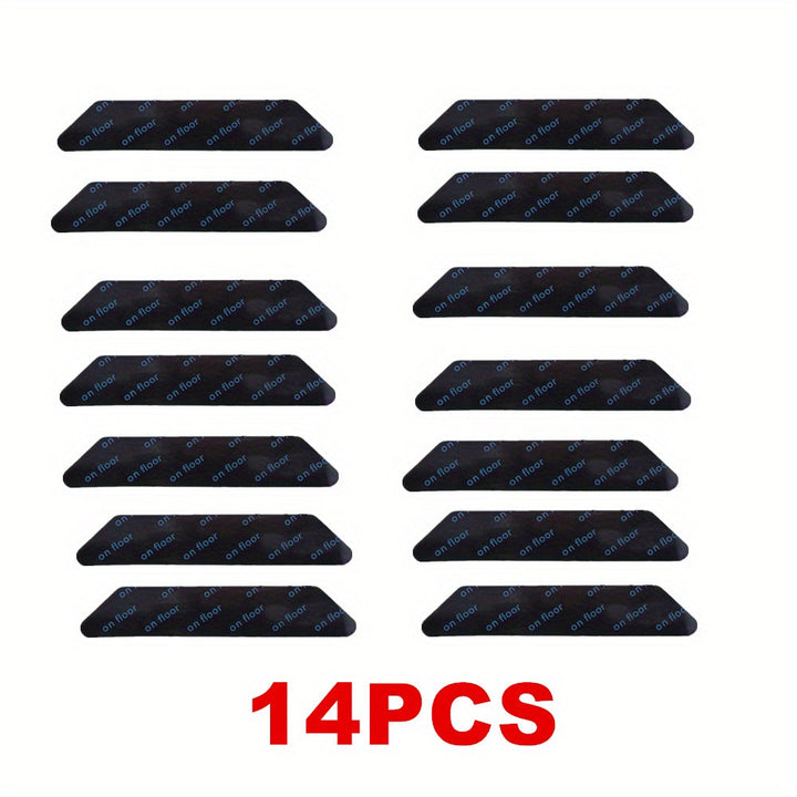6/14/28/42pcs Alfombrilla Antideslizante, Reutilizable y Lavable, Pegatinas para Alfombras, Almohadillas para Esquinas de Alfombras para Áreas de Estar
