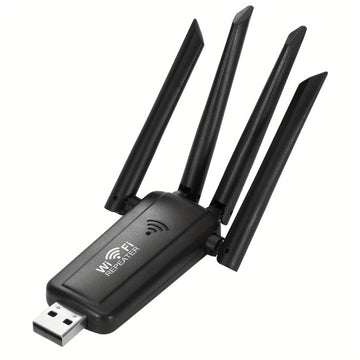 Repetidor de WiFi USB de Alta Velocidad 300Mbps con 4 Antenas - Amplificador de Señal Inalámbrica para Mejorar el Rango de la Red, Alimentado por USB, Diseño Elegante en , Conectividad Súper Directa, Actualiza tu Experiencia WiFi, Extensor de Wifi