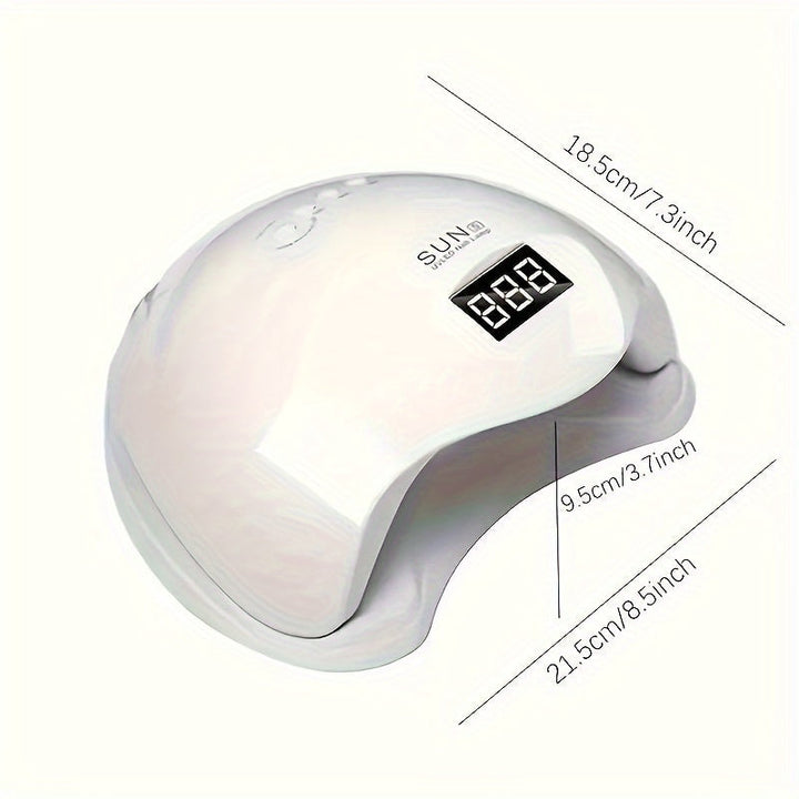 Linterna LED para uñas con sensor inteligente, luz portátil para gel y pulido, alimentada por USB sin batería - regalo ideal para 8 festividades importantes (Navidad, Halloween, Pascua, Día de San Valentín, Acción de Gracias), base desmontable, apta para