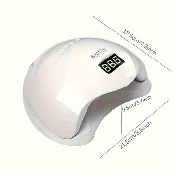 Linterna LED para uñas con sensor inteligente, luz portátil para curado y pulido de gel, alimentada por USB sin batería - regalo ideal para 8 festividades importantes (Navidad, Halloween, Pascua, Día de San Valentín, Acción de Gracias), base desmontable,