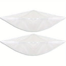 Conjunto de 2 - Gran red de almacenamiento de juguetes para peluches, Color: Blanco