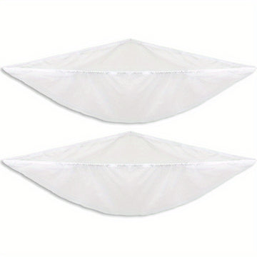 Conjunto de 2 - Gran red de almacenamiento de juguetes para peluches, Color: Blanco