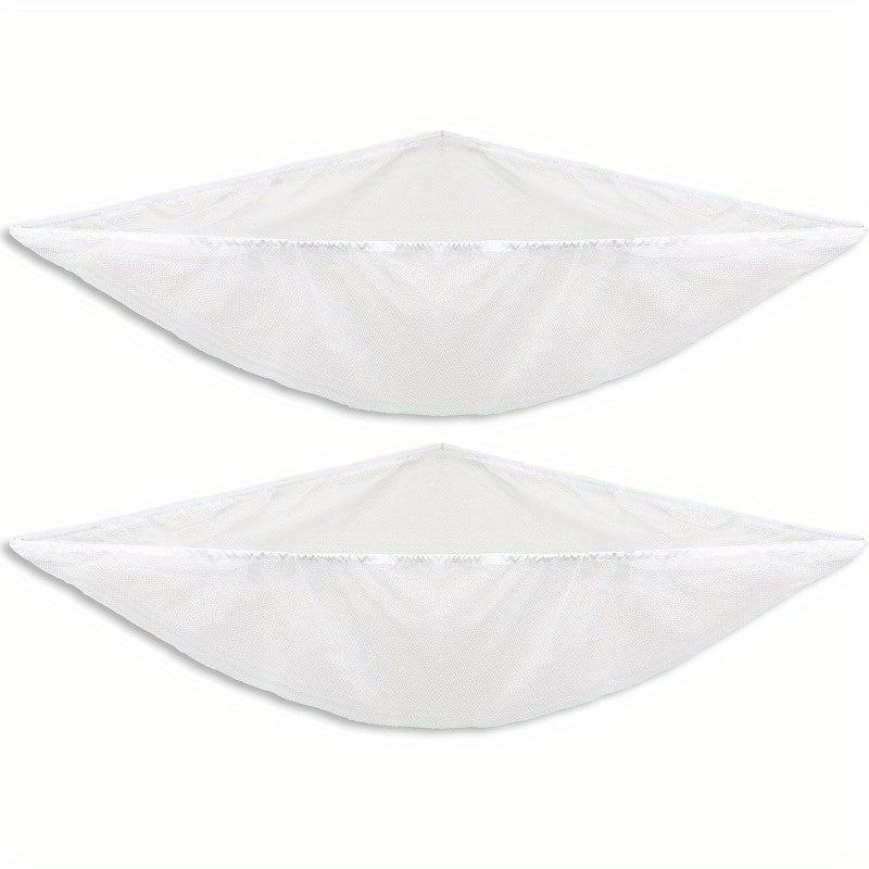Conjunto de 2 - Gran red de almacenamiento de juguetes para peluches, Color: Blanco
