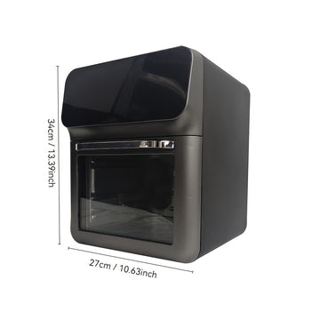 Freidora de Aire Visual; Freidora Automática de Gran Capacidad para Uso Doméstico, Máquina de Freír Antiadherente