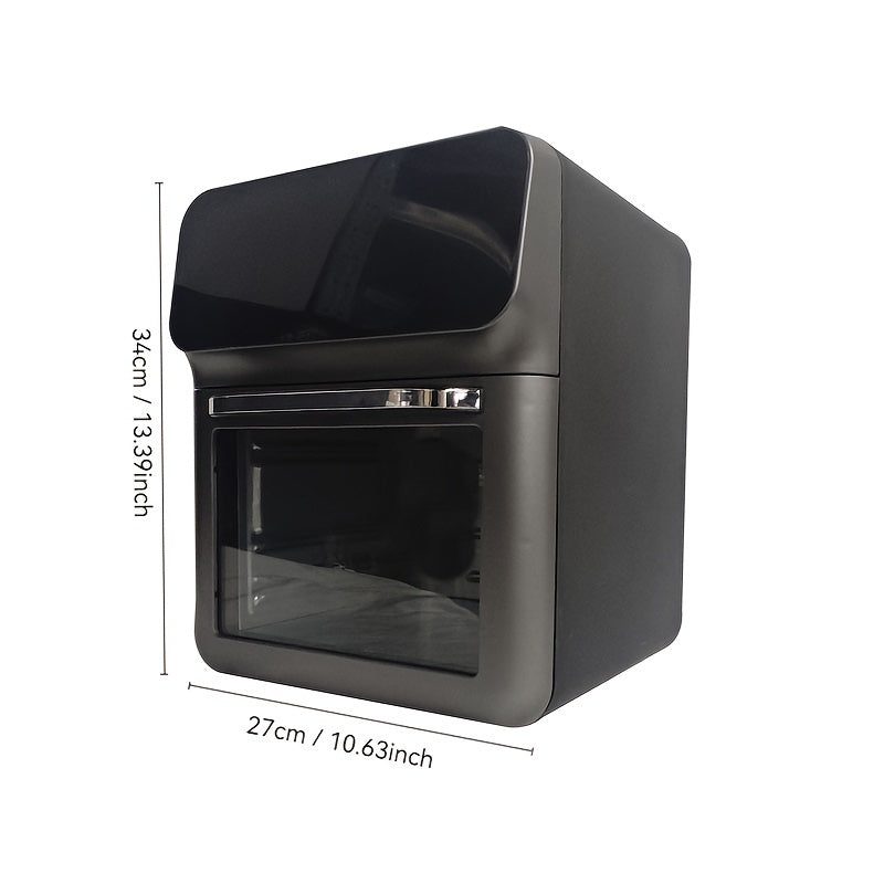 Freidora de Aire Visual; Freidora Automática de Gran Capacidad para Uso Doméstico, Máquina de Freír Antiadherente