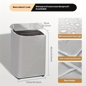 Funda protectora para lavadora, impermeable y antipolvo, protección solar, sin necesidad de energía, cubierta para electrodomésticos, regalo de Año Nuevo, 1 unidad