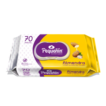 TOALLA HUMEDA ALMENDRA X70 PEQUEÑIN