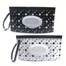 Juego de 2 cajas para toallitas, bolsa reutilizable para toallitas portátil, dispensador de toallitas, porta toallitas de viaje, regalos para Navidad y Halloween