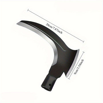 Tool Multifuncional de Acero Aleado de Doble Filo - Sin Necesidad de Energía, Construcción Metálica Duradera para Jardinería, Camping y Deshierbe - Herramienta Esencial para Embellecimiento Exterior (Excluye Mango), Hoja Afilada