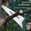 Sierra de Mano TUOSEN de 21 Pulgadas para Carpintería - Agarre Ergonómico Antideslizante, A Prueba de Óxido con Orificio para Astillas y Hoja Triple Serrada para Podar y Talar, Universal, Jardín