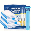 Bolsas de compresión por vacío, 1 y 7,62 pulgadas, una variedad de opciones mejoradas y material espesado, 3 tamaños, bolsas de compresión super ahorradoras de espacio para almacenamiento de ropa plegada, ropa gruesa, edredones y mantas, bolsas de empaqu