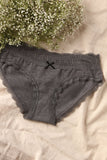 Panty cadera encaje sin demora - carbón