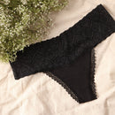 Como Magia Tanga de Encaje - Negro