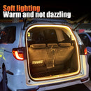 Luces LED Ambientales para Maletero con Sensor Automático sin varillas, Decoración Interior de Coche y Caja Trasera