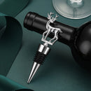 1 tapón para vino, tapón para vino con diseño de cervatillo, corcho para vino, tapón para conservar el vino fresco