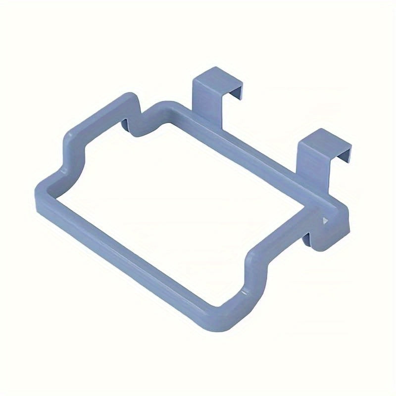 Soporte para bolsas de basura, estante de plástico sobre la puerta, estante de almacenamiento de basura, soporte para bolsas de basura debajo del fregadero de cocina, estante colgante de puerta de armario doméstico, basura de cocina sin agujeros, estante