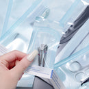20/50 bolsas desechables para limpieza de herramientas de uñas y maquillaje - autosellantes, resistentes a altas temperaturas, sin olor, adecuadas para almacenar herramientas de uñas y pies, uso único