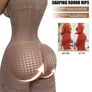 1pc Body Shaper de Cintura Alta con Detalles de Encaje, Cierre de Cremallera, Levanta Glúteos y Soporte para Senos - Elegante Mezcla de Nylon/Elastano, Ropa Interior Controladora de Abdomen