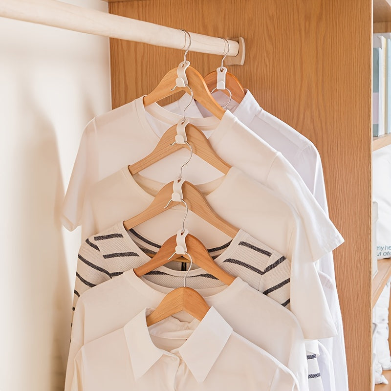 10pcs Ganchos De Ropa Simples, Ganchos De Utilidad Para Montar En La Pared