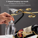 1pc soporte integrado para vino, diseñado para sostener 4 copas y una botella de vino, ideal para uso en el hogar, portavinos premium