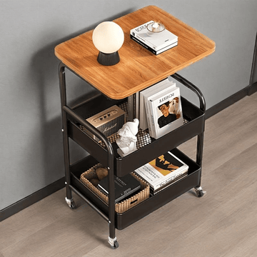 Carro de Almacenamiento para Cocina en Acero al Carbono Duradero y de Larga Vida Útil, Ideal para Restaurantes