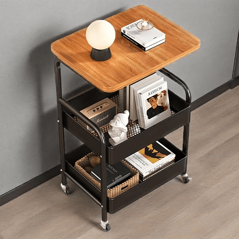 Carro de Almacenamiento para Cocina en Acero al Carbono Duradero y de Larga Vida Útil, Ideal para Restaurantes