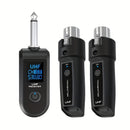 Sistema de adaptador de micrófono inalámbrico a XLR con carga USB-C, pantalla digital de 2,4 GHz - Ideal para mezcla de audio de guitarra, micrófono inalámbrico recargable