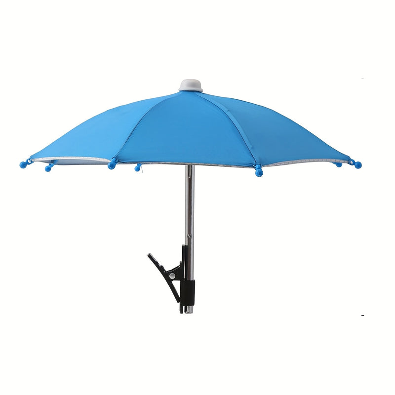 Soporte para Teléfono Exterior - Impermeable y Resistente a UV con Base de Abrazadera | Montura Ajustable de Acero Inoxidable para Camping/Senderismo/Vlogging