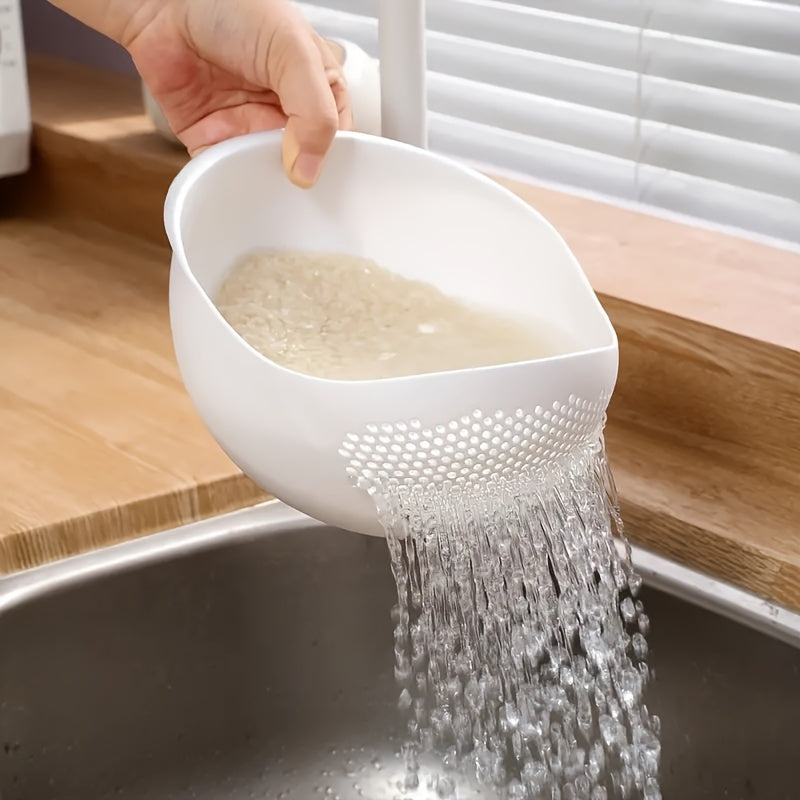 Colador de cocina multifuncional - Manual, no necesita electricidad, ideal para lavar arroz y verduras, perfecto para acampar y hacer senderismo, esenciales para acampar | Utensilios de cocina elegantes