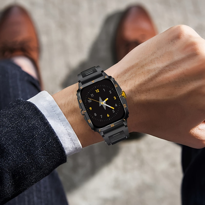 Reloj inteligente nuevo para hombre y mujer, alarma, pantalla de 2.01 pulgadas, notificaciones de mensajes, conexión con teléfono, reproductor de música, múltiples modos deportivos, compatible con iPhone y Android