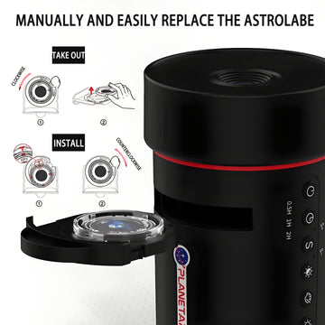 1pc Proyector de Cielo Estrellado 4K, Luz Aurora Galaxia con Ruido Blanco y 10 en 1, Interfaz USB, Ideal para Hogar, Teatro, Dormitorio, Fiestas de Cumpleaños o Bodas, Regalo Perfecto