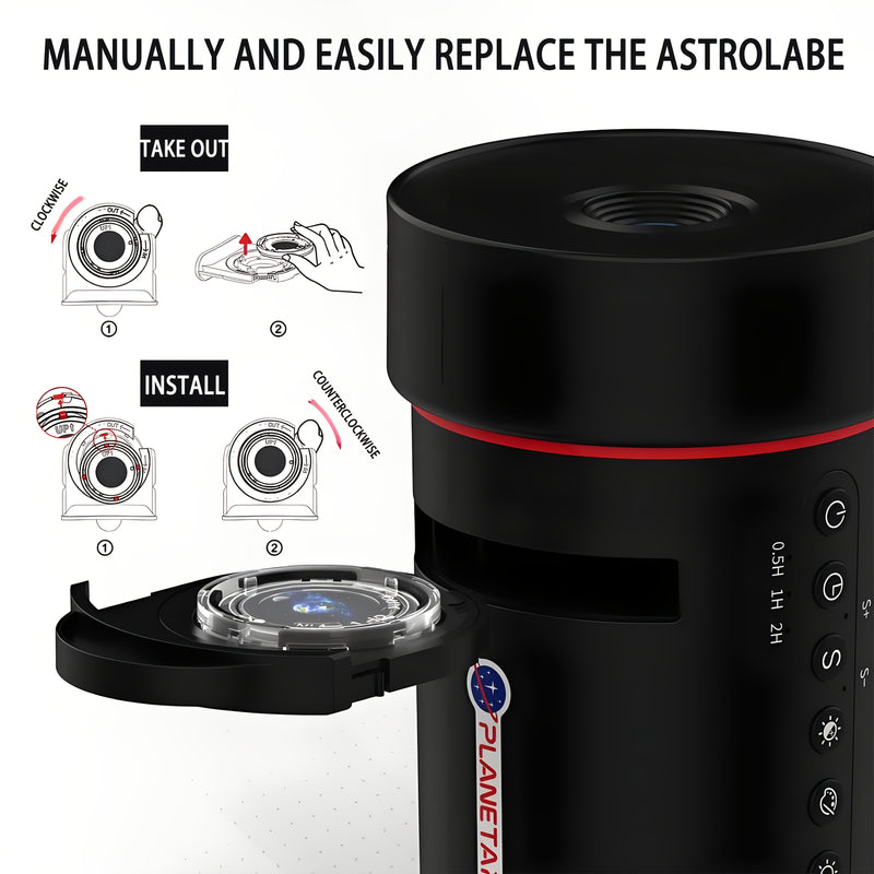 1pc Proyector de Cielo Estrellado 4K, Luz Aurora Galaxia con Ruido Blanco y 10 en 1, Interfaz USB, Ideal para Hogar, Teatro, Dormitorio, Fiestas de Cumpleaños o Bodas, Regalo Perfecto