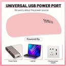 Secador de uñas mini LED para esmalte de gel - Dispositivo compacto alimentado por USB para manicura y cuidado de uñas con diseño portátil, luz de esmalte de gel sin alcohol para uso en salones y hogares, suministros de arte de uñas, estética moderna, co