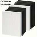 Filtros de purificador de aire Compatible con Coway Airmega AP-1512HH y 200M: tamaños de 37,3" x 14,7" y 38" x 15" - Material de PC
