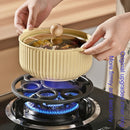 Soporte de olla de hierro fundido para gato con 7,44 pulgadas (18,49 cm), accesorio de soporte de olla para estufa de gas de hierro fundido, soporte de olla universal para cuatro a cinco garras