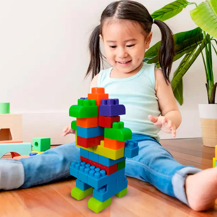 Bloques Construcción 72 Piezas Juguete Infantil W-281-8